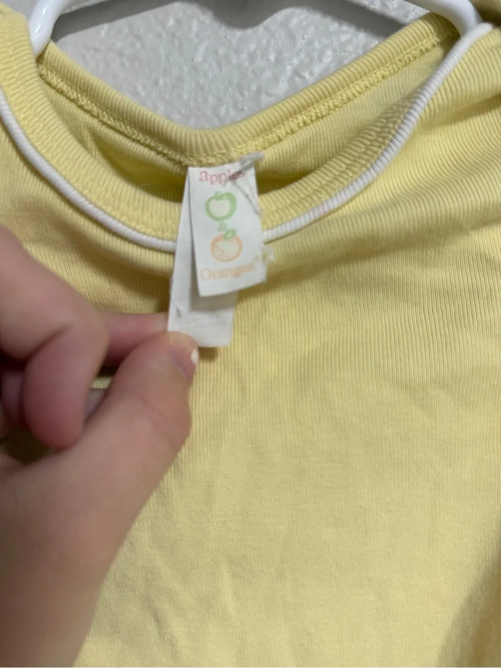 Soft Yellow Short-Sleeve Baby One-Piece Bodysuit